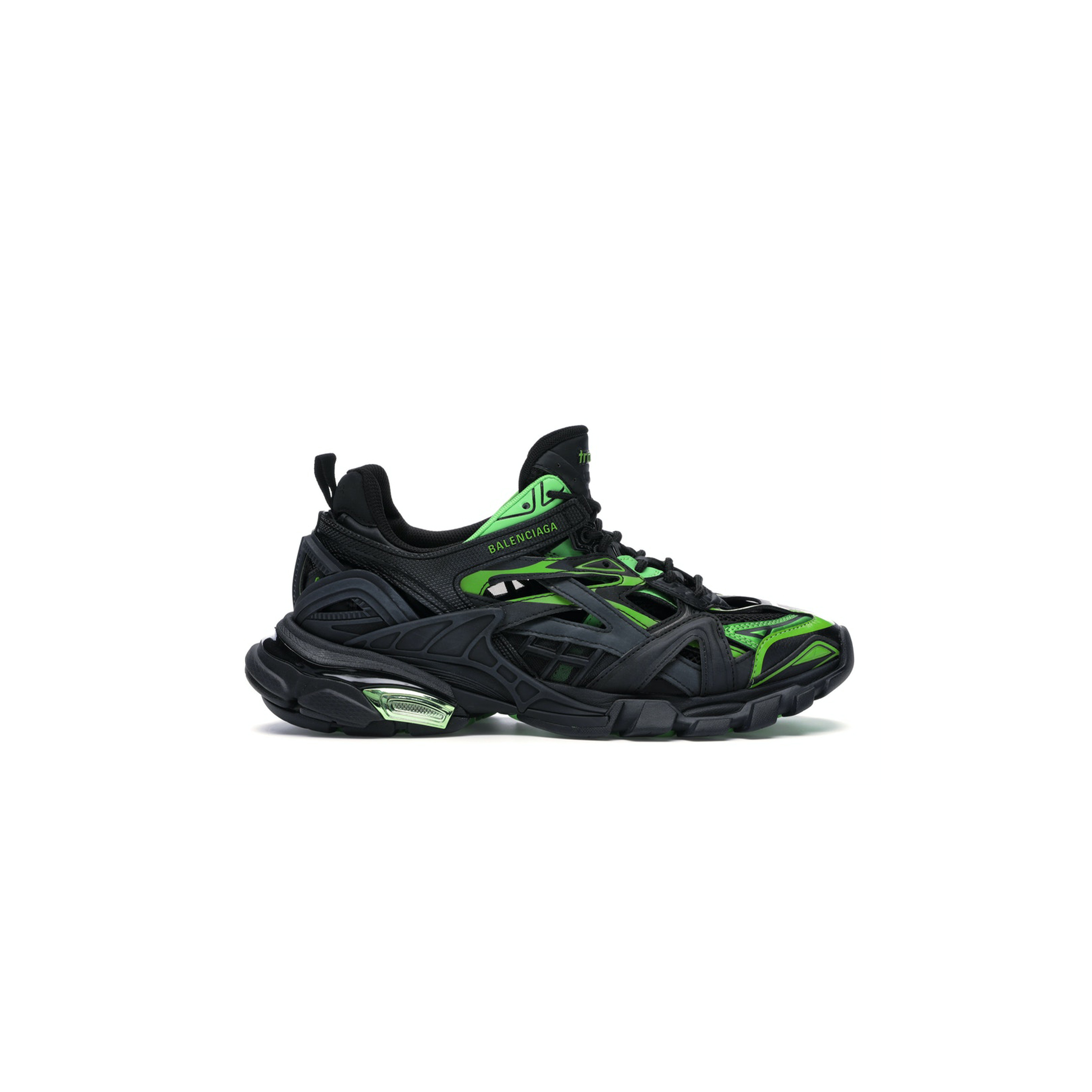 Ba*len*cia*ga track.2 black green 568614w2gn31086